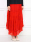 Кружевная юбка-миди на резинке Jean Paul Gaultier  –  Модель Верх-Низ