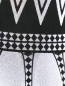 Трикотажное платье из вискозы с узором I'M Isola Marras  –  Деталь