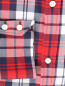 Рубашка из хлопка с узором "клетка" Dsquared2  –  Деталь1