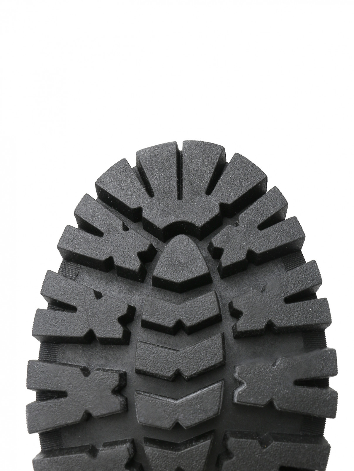 Сапоги с вышивкой на шнуровке Moschino  –  Обтравка4  – Цвет:  Черный