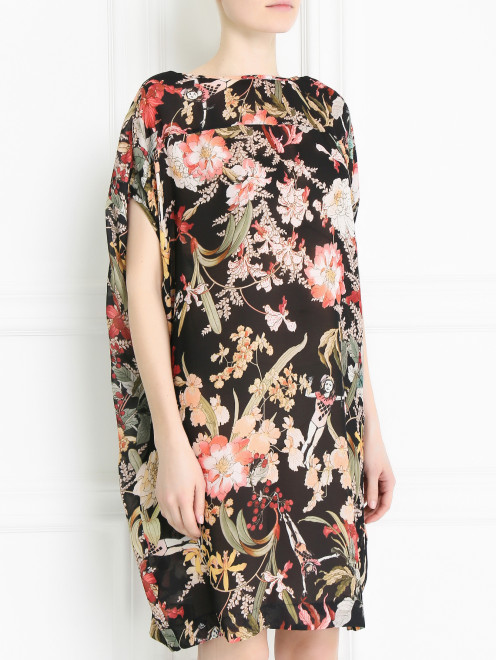 Полупрозрачное платье широкого кроя без рукавов I'M Isola Marras - Модель Верх-Низ