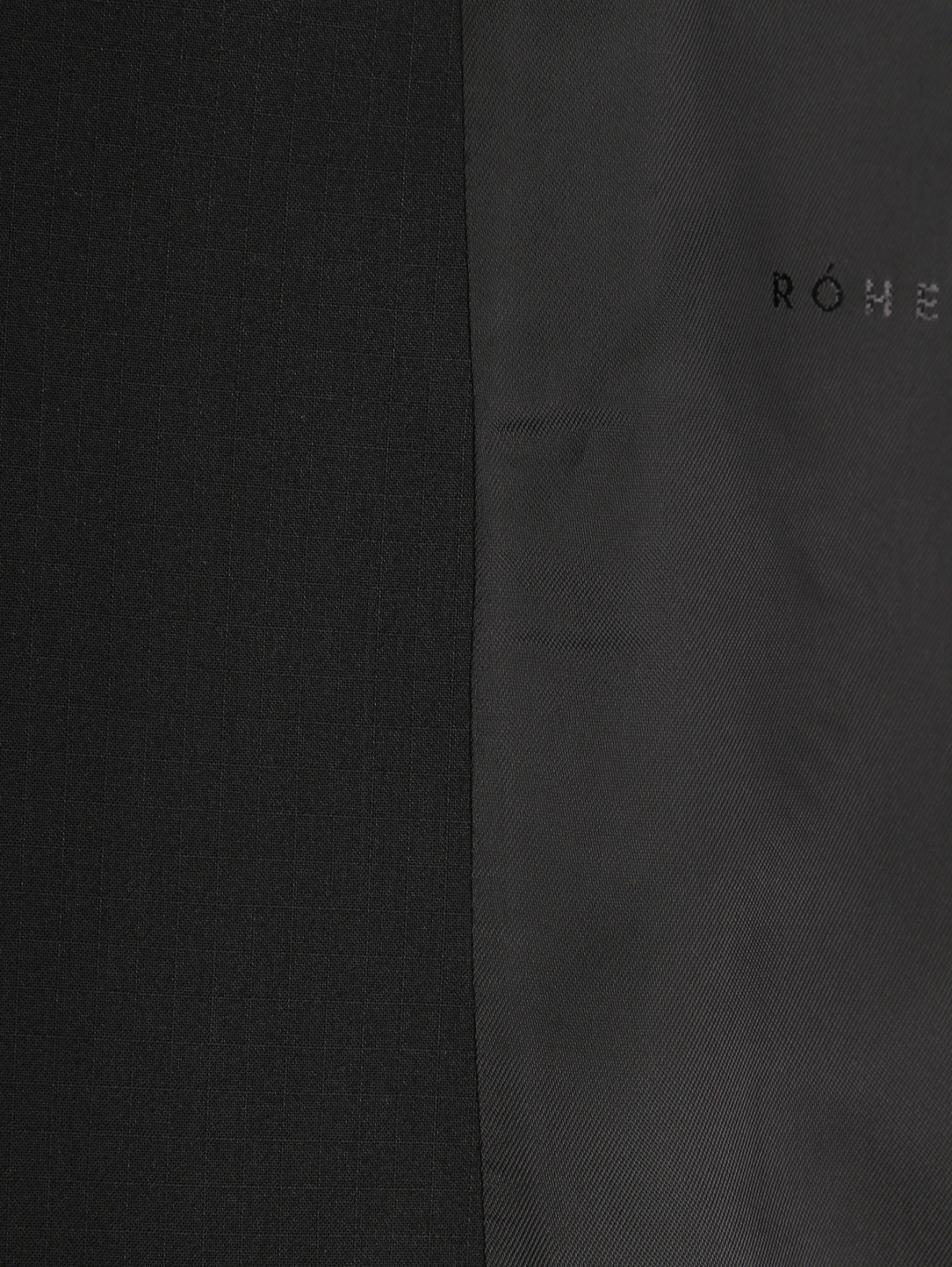 Приталенный жакет из смешанной шерсти Rohe  –  Деталь2  – Цвет:  Черный