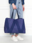 Объемная сумка из текстиля Weekend Max Mara  –  МодельВерхНиз