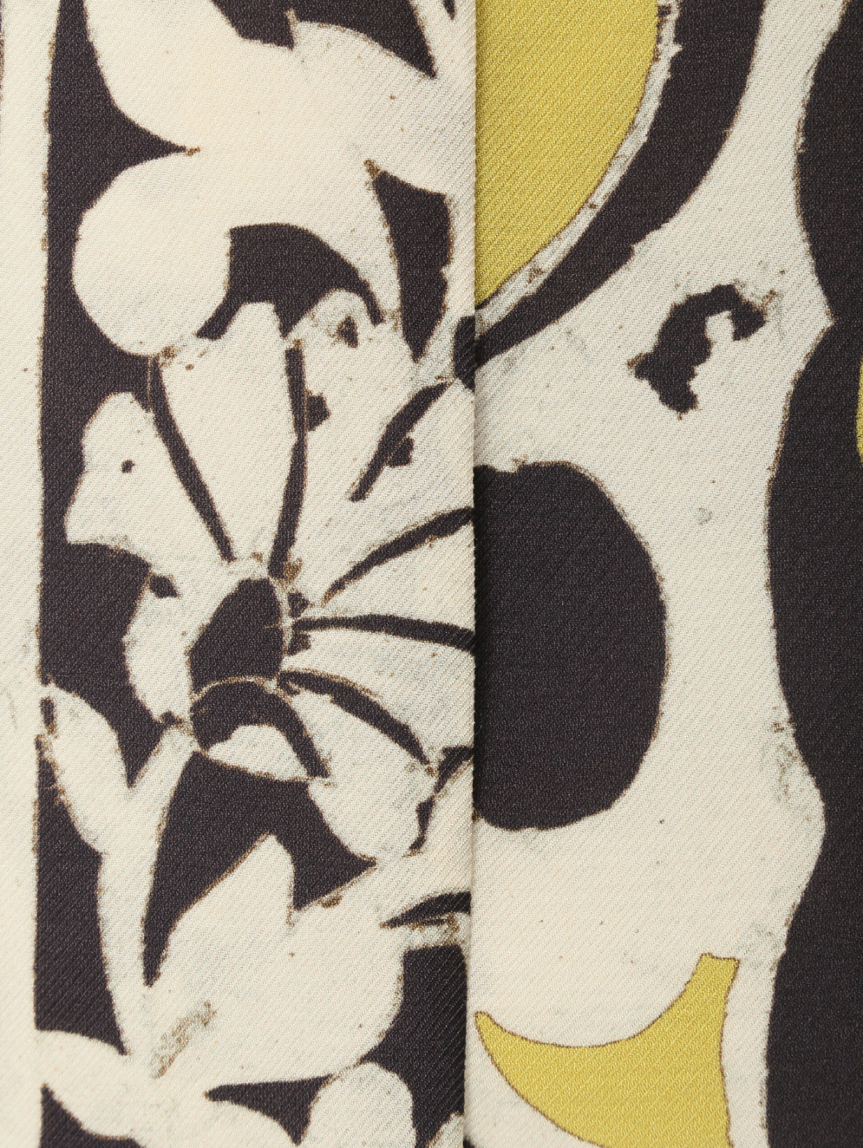 Жилет удлиненный из шелка с узором Marina Rinaldi  –  Деталь  – Цвет:  Мультиколор
