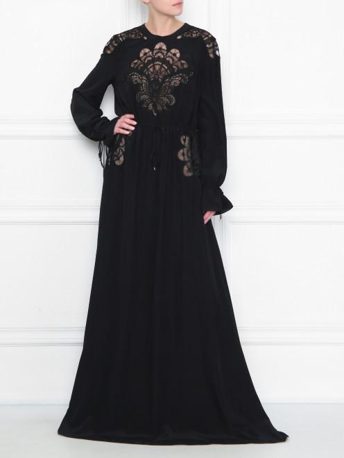 Платье-макси с кружевной отделкой Zuhair Murad - МодельОбщийВид
