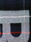 Шарф шерстяной в клетку с логотипом Balenciaga  –  Деталь