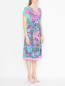 Шелковое платье с цветочным узором Weekend Max Mara  –  МодельВерхНиз