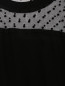 Блуза из на резинке с кружевом TWINSET  –  Деталь