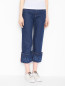Укороченные джинсы из темного денима Max&Co  –  МодельВерхНиз