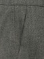 Укороченные брюки из шерсти Moschino Cheap&Chic  –  Деталь1
