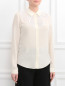 Блуза из шелка декорированная бусинами Moschino  –  Модель Верх-Низ