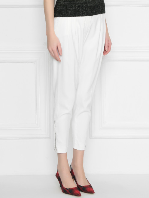 Брюки из вискозы, со стрелками Sportmax - МодельВерхНиз
