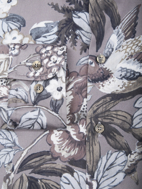 Рубашкка с цветочным узором - Деталь