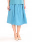 Многослойная юбка из хлопка с боковыми карманами Jil Sander  –  Модель Верх-Низ