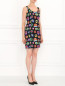 Платье из шелка с узором Moschino  –  Модель Общий вид