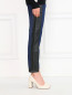 Укороченные джинсы с пропиткой по бокам Kenzo  –  Модель Верх-Низ2