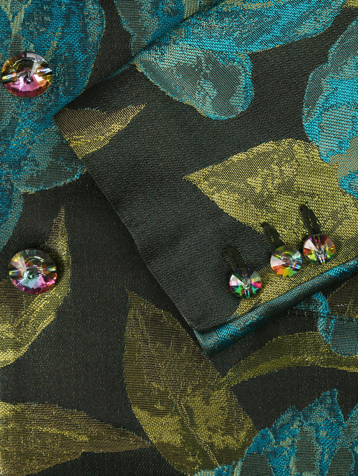Пиджак из жаккарда с декоративными пуговицами I Pinco Pallino  –  Деталь  – Цвет:  Узор