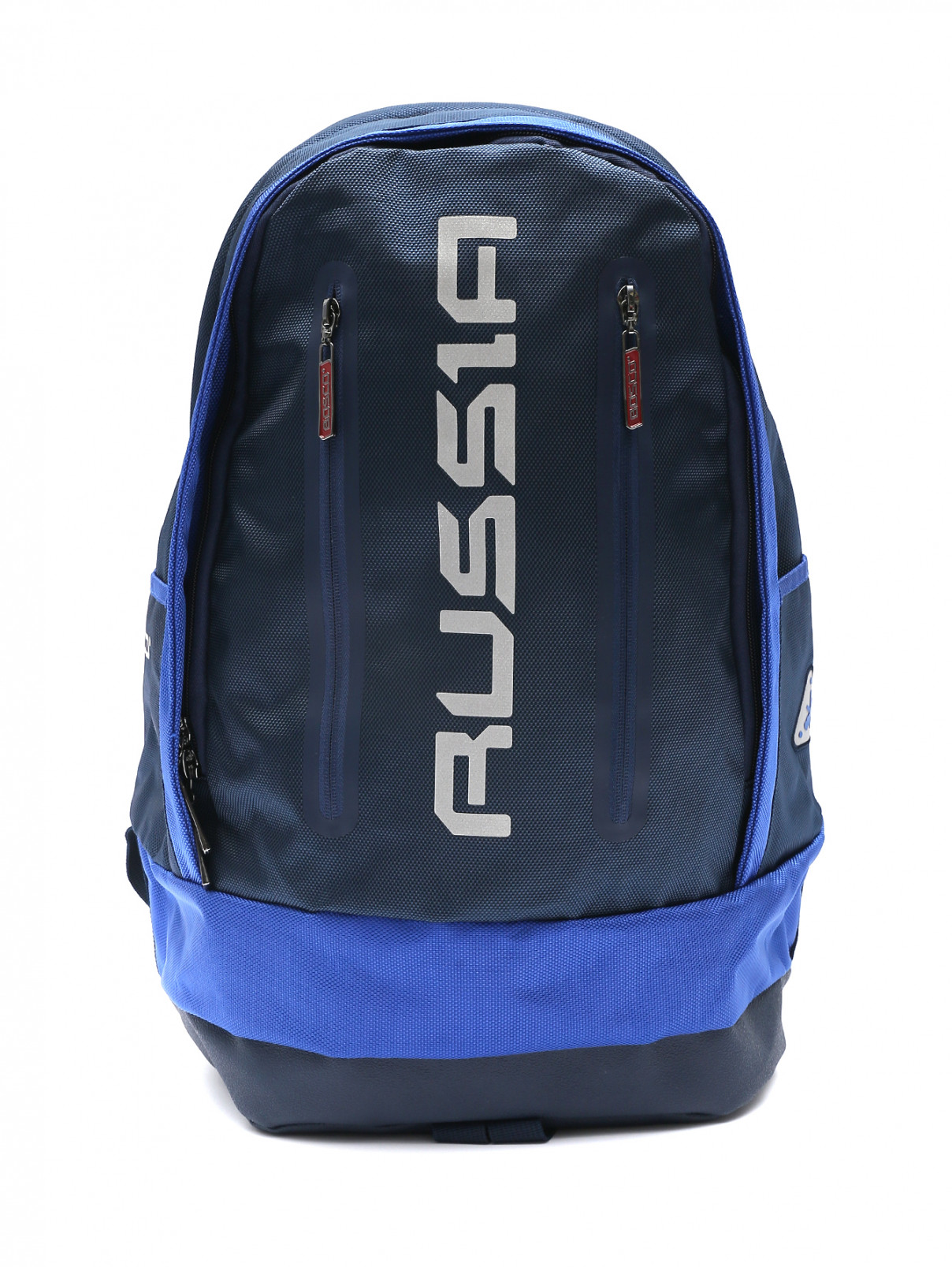 Рюкзак с принтом BOSCO  –  Общий вид  – Цвет:  Синий