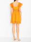 Платье из хлопка с кружевными вставками Alberta Ferretti  –  МодельВерхНиз1