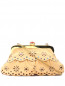 Клатч декорированный бусинами  с плечевым ремнем-цепью Moschino  –  Общий вид