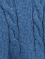 Свитер текстурной вязки со съемным воротничком MiMiSol  –  Деталь1