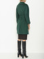 Двубортное пальто из шерсти с поясом Weekend Max Mara  –  МодельВерхНиз1