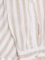 Блуза в полоску из вискозы Elena Miro  –  Деталь1