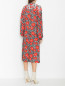 Платье из вискозы с цветочным узором Essentiel Antwerp  –  МодельВерхНиз1