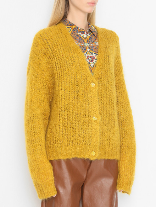 Кардиган из мохера Weekend Max Mara - МодельВерхНиз