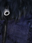 Пальто из шерсти и кашемира с отделкой из меха козла и капюшоном с оторочкой из меха енота Fontanelli  –  Деталь