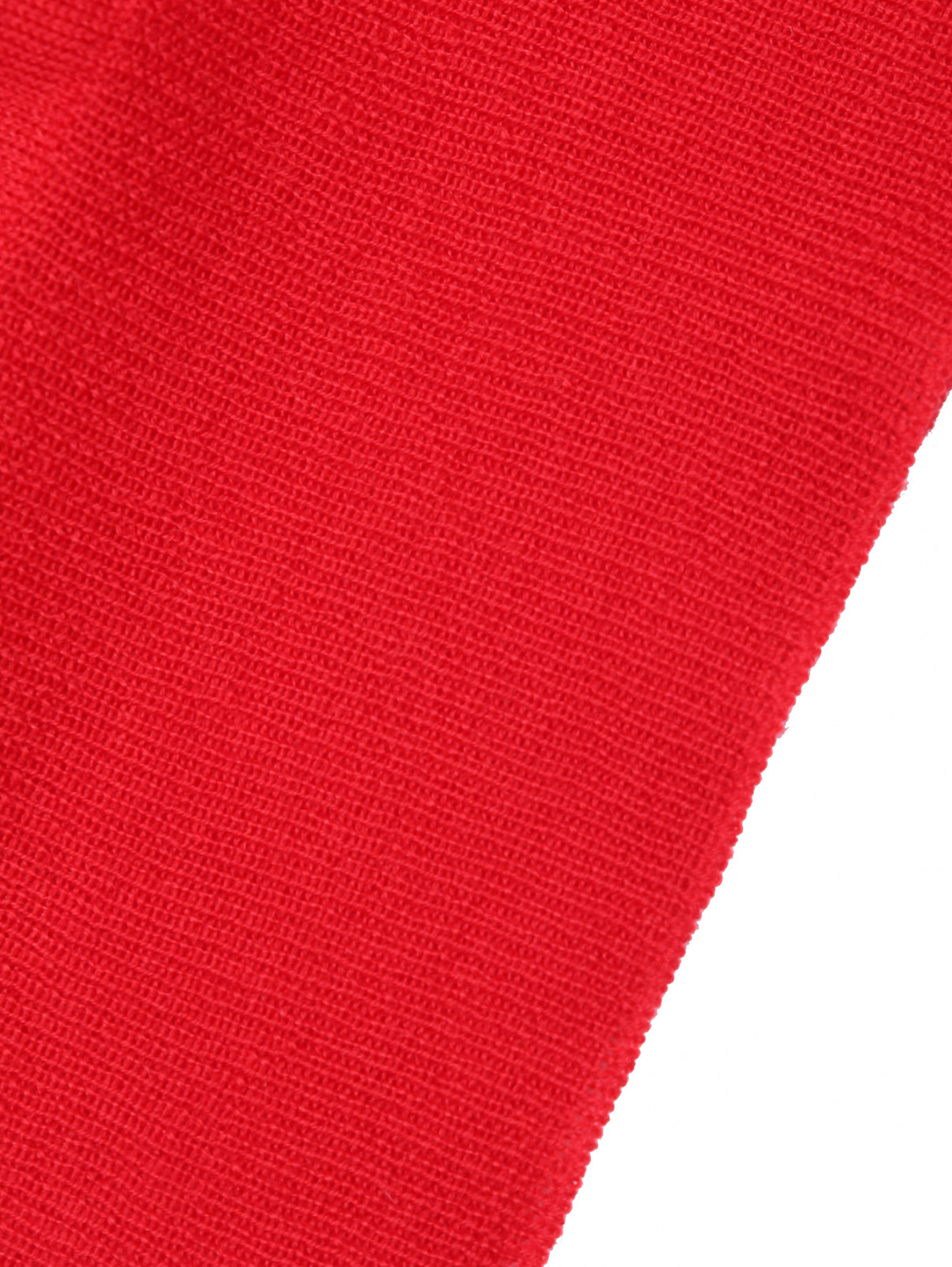 Джемпер из шерсти с длинными рукавами PT Torino  –  Деталь  – Цвет:  Красный