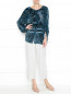 Блуза из шелкового панбархата Alberta Ferretti  –  МодельОбщийВид