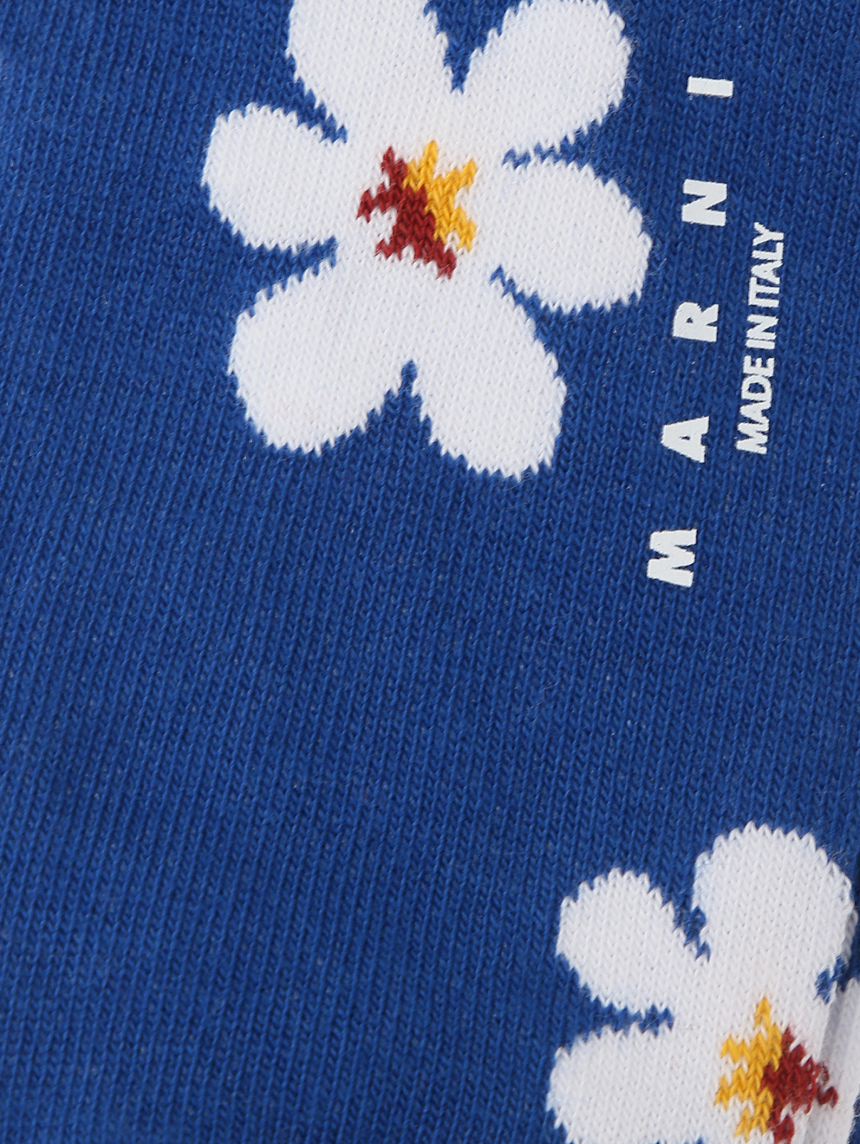 Хлопковые носки с цветочным узором Marni  –  Деталь  – Цвет:  Узор