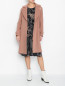 Пальто из смешанной шерсти с накладными карманами LARDINI  –  МодельОбщийВид