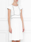 Платье с контрастной отделкой Max&Co  –  МодельВерхНиз