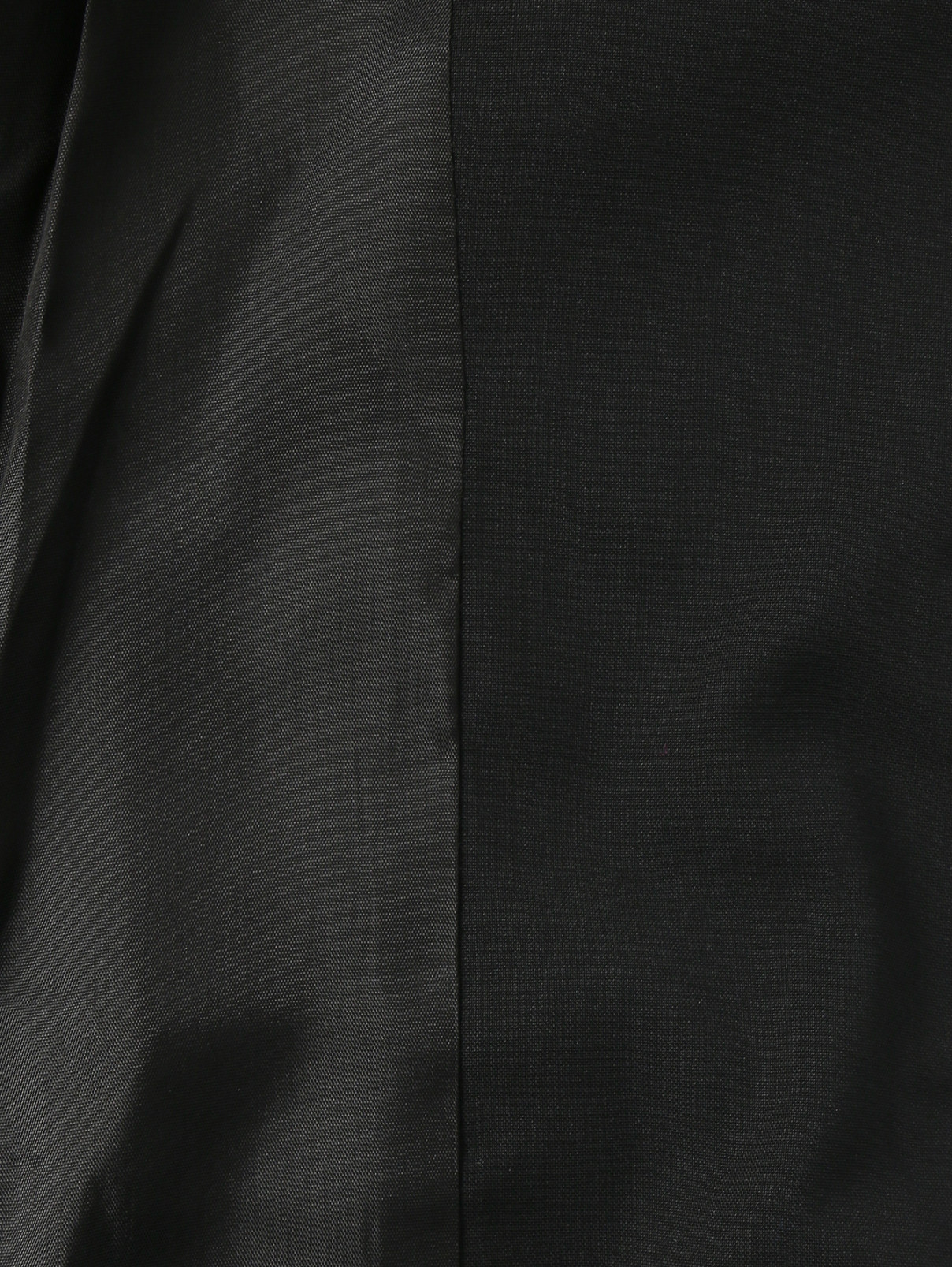 Жакет из шерсти классический Aletta Couture  –  Деталь2  – Цвет:  Черный