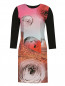 Платье-футляр с цветочным узором Moschino Cheap&Chic  –  Общий вид