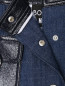 Джинсовая юбка-мини из хлопка с накладными карманами Moschino Boutique  –  Деталь1