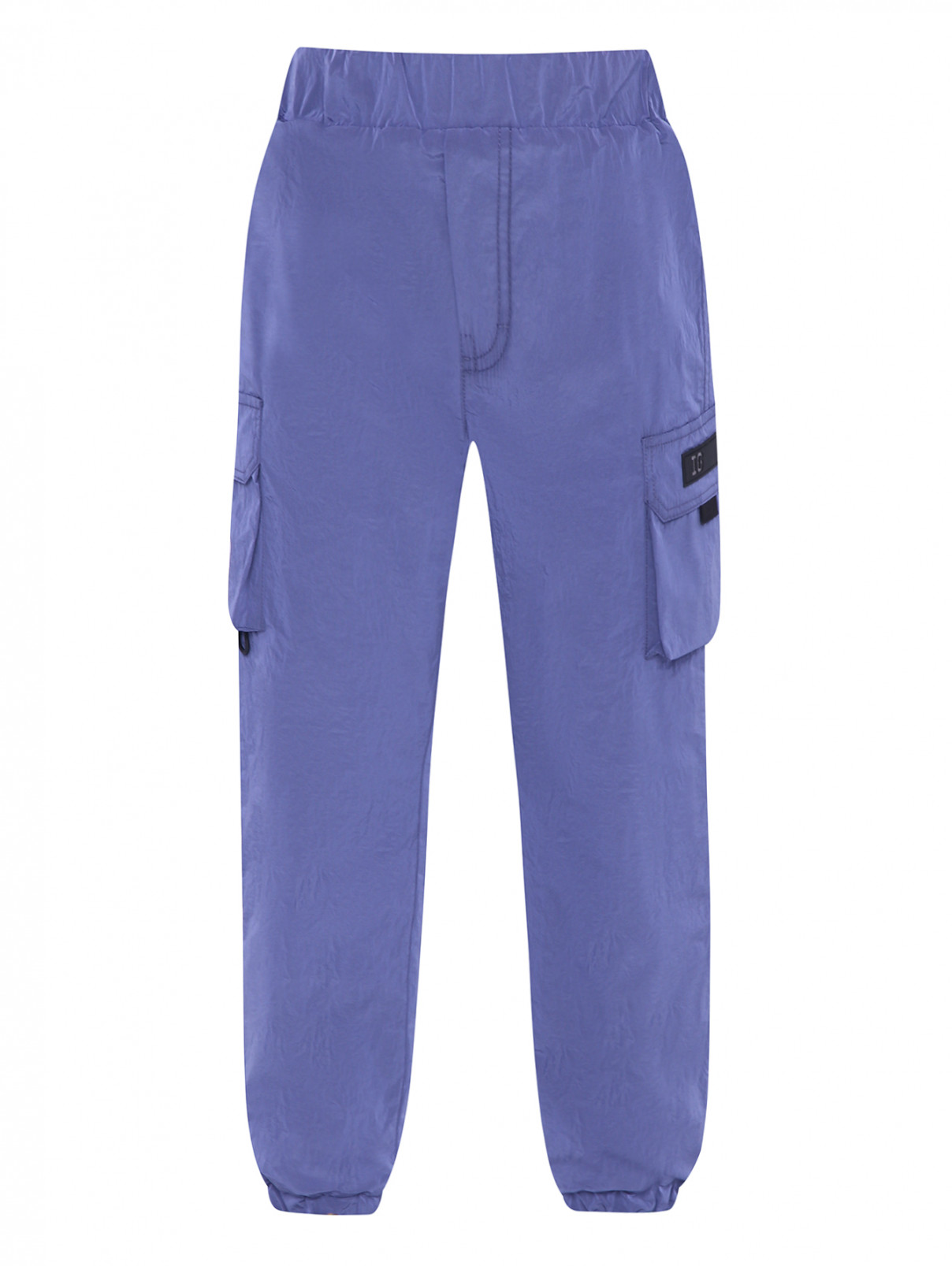 Спортивные брюки с карманами Il Gufo  –  Общий вид  – Цвет:  Синий