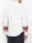 Рубашка из хлопка с контрастными полосками Paul Smith  –  МодельВерхНиз1