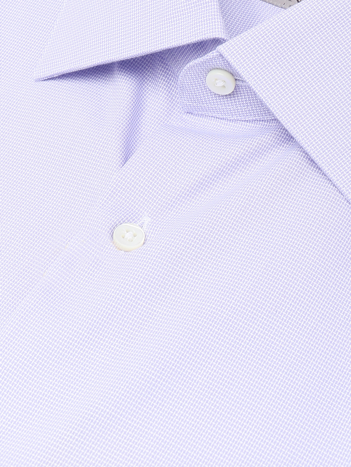 Рубашка из хлопка Canali  –  Деталь1  – Цвет:  Фиолетовый