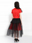 Платье с юбкой-накидкой Junior Gaultier  –  МодельВерхНиз1