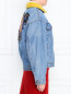 Джинсовая куртка с аппликацией на спине Etro  –  МодельВерхНиз2