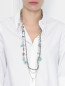 Ожерелье из шелка декорированное камнями Etro  –  МодельВерхНиз