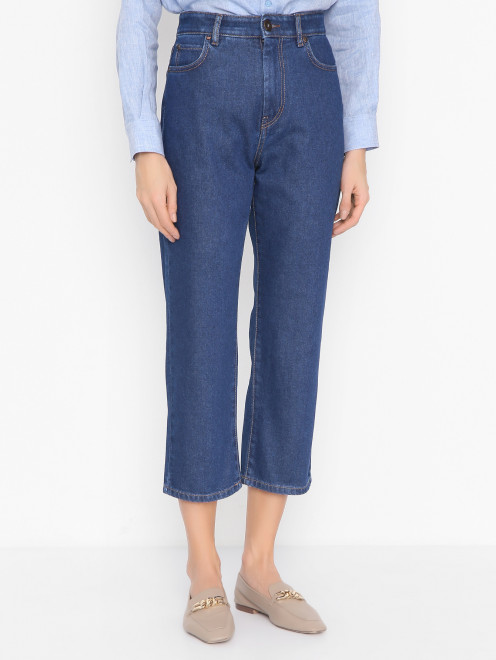 Джинсы из темного денима Weekend Max Mara - МодельВерхНиз