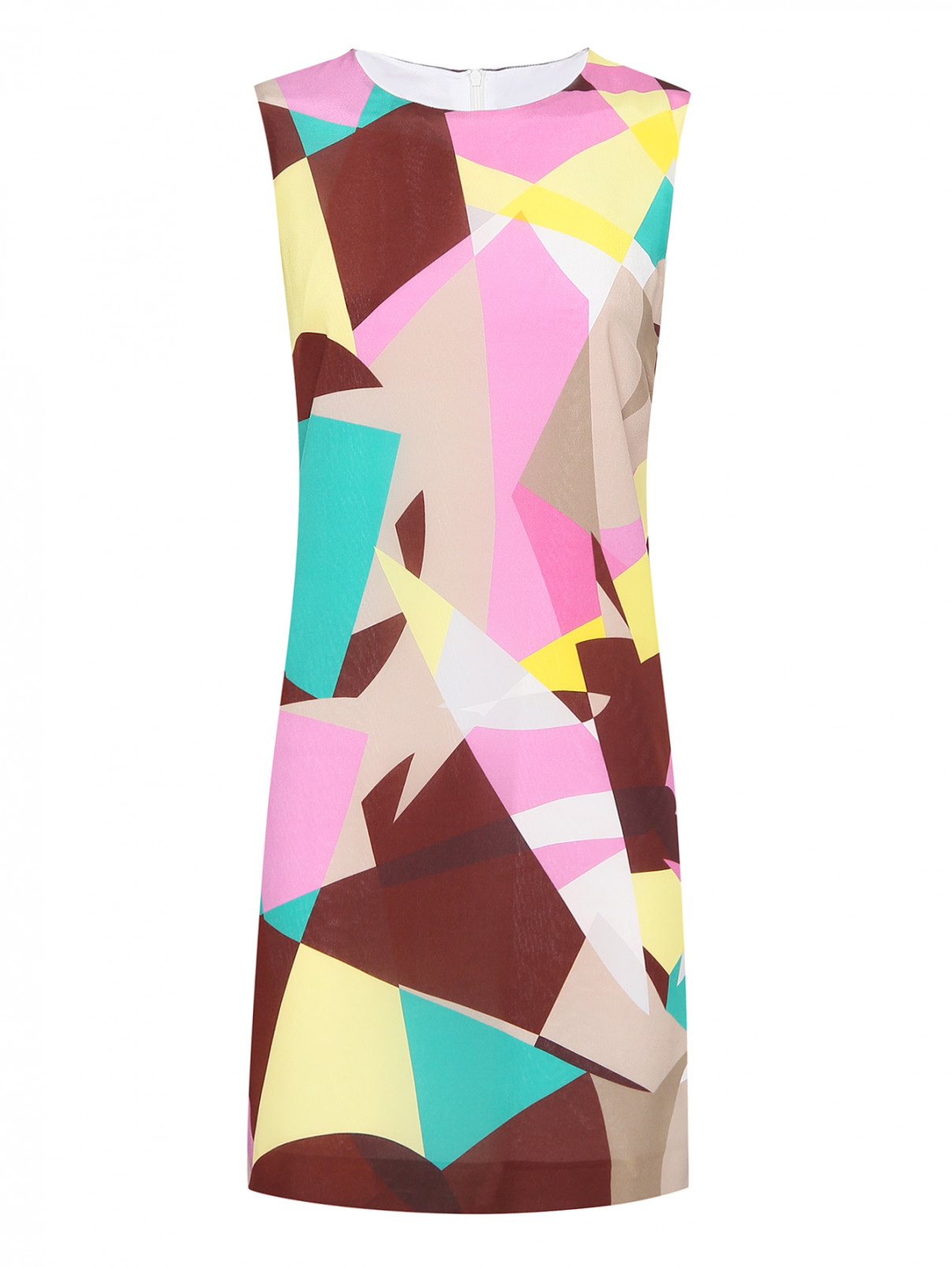 Платье-мини из шелка с узором M Missoni  –  Общий вид