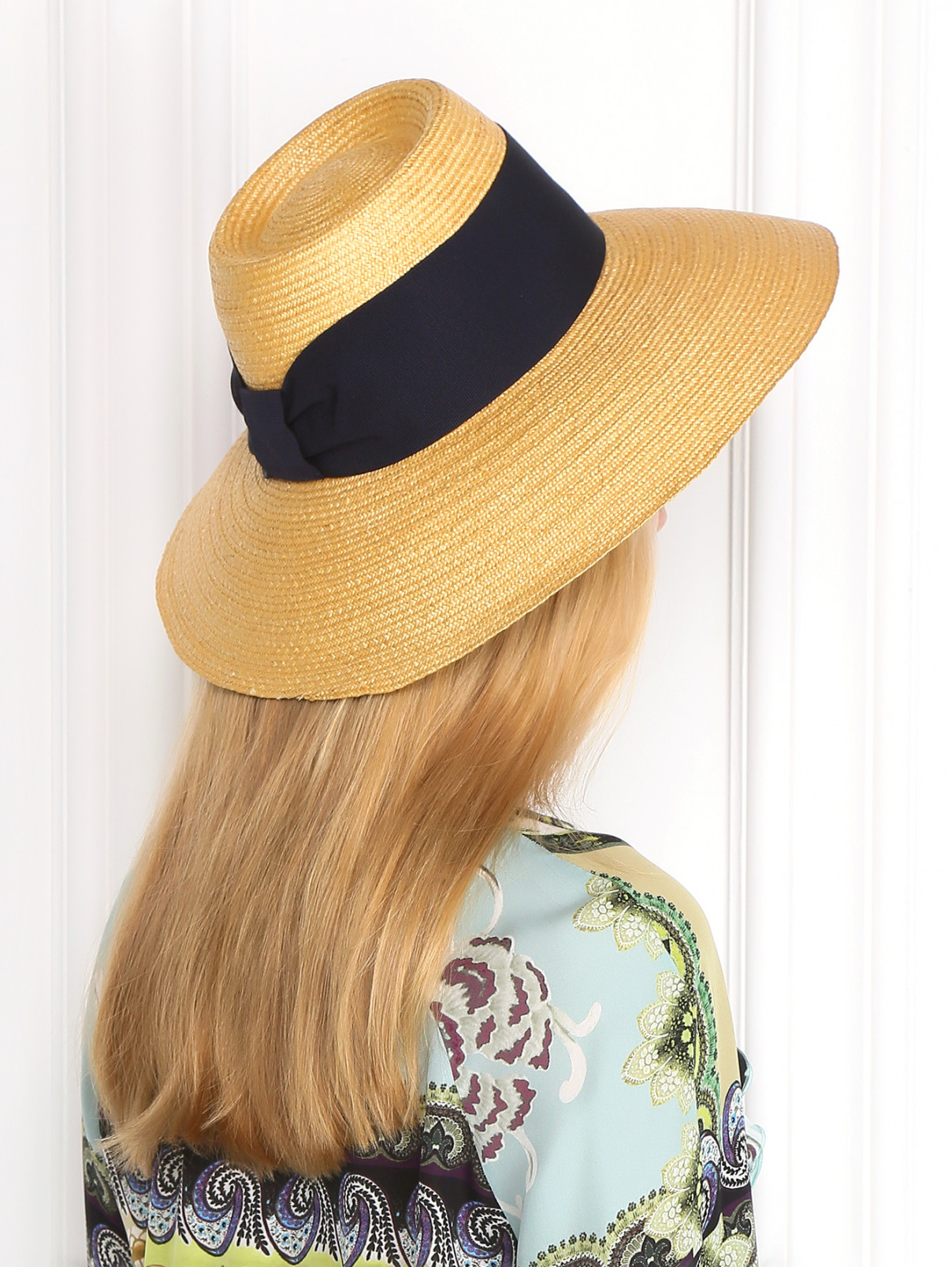 Шляпа из соломы Paul Smith  –  Модель Общий вид  – Цвет:  Бежевый