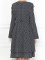 Платье из хлопка с узором Strenesse  –  МодельВерхНиз1
