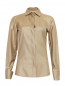 Блуза из вискозы с эффектом "металлик" Max Mara  –  Общий вид