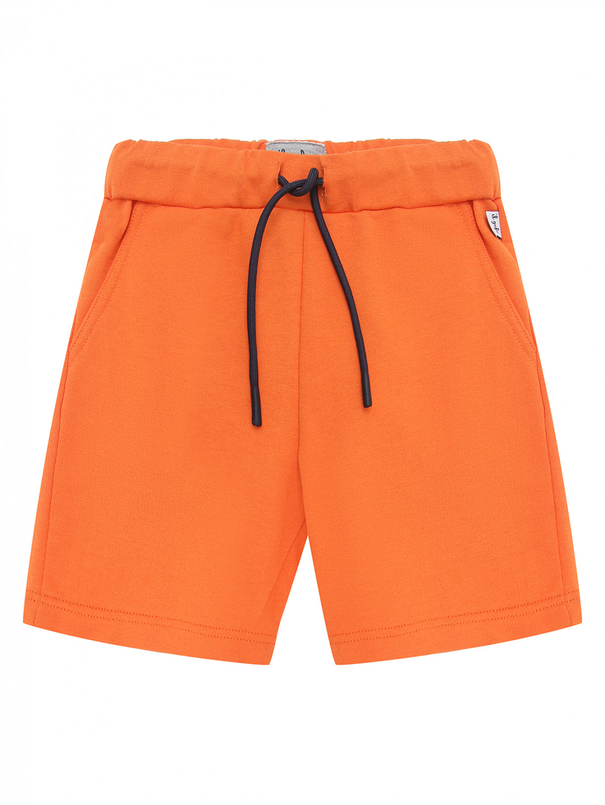 Хлопковые шорты с завязками Il Gufo  –  Общий вид  – Цвет:  Оранжевый